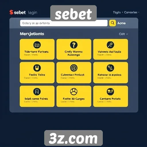 Análise das funcionalidades do site sebet